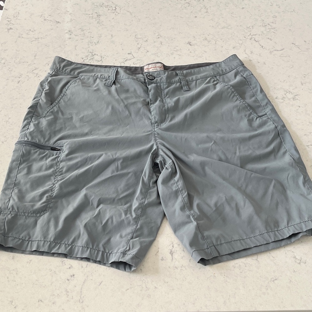 Men's Weatherproof Casual Grey Utility Shorts - Lightweight Everyday Wear